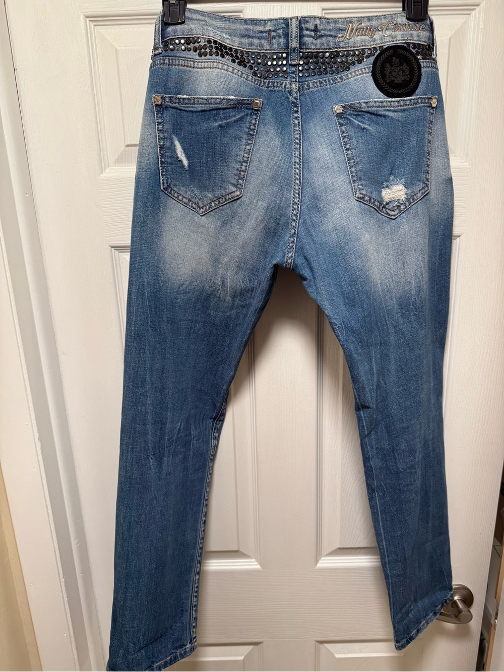 Distressed Blue Women’s Jeans - Picture 4 of 5